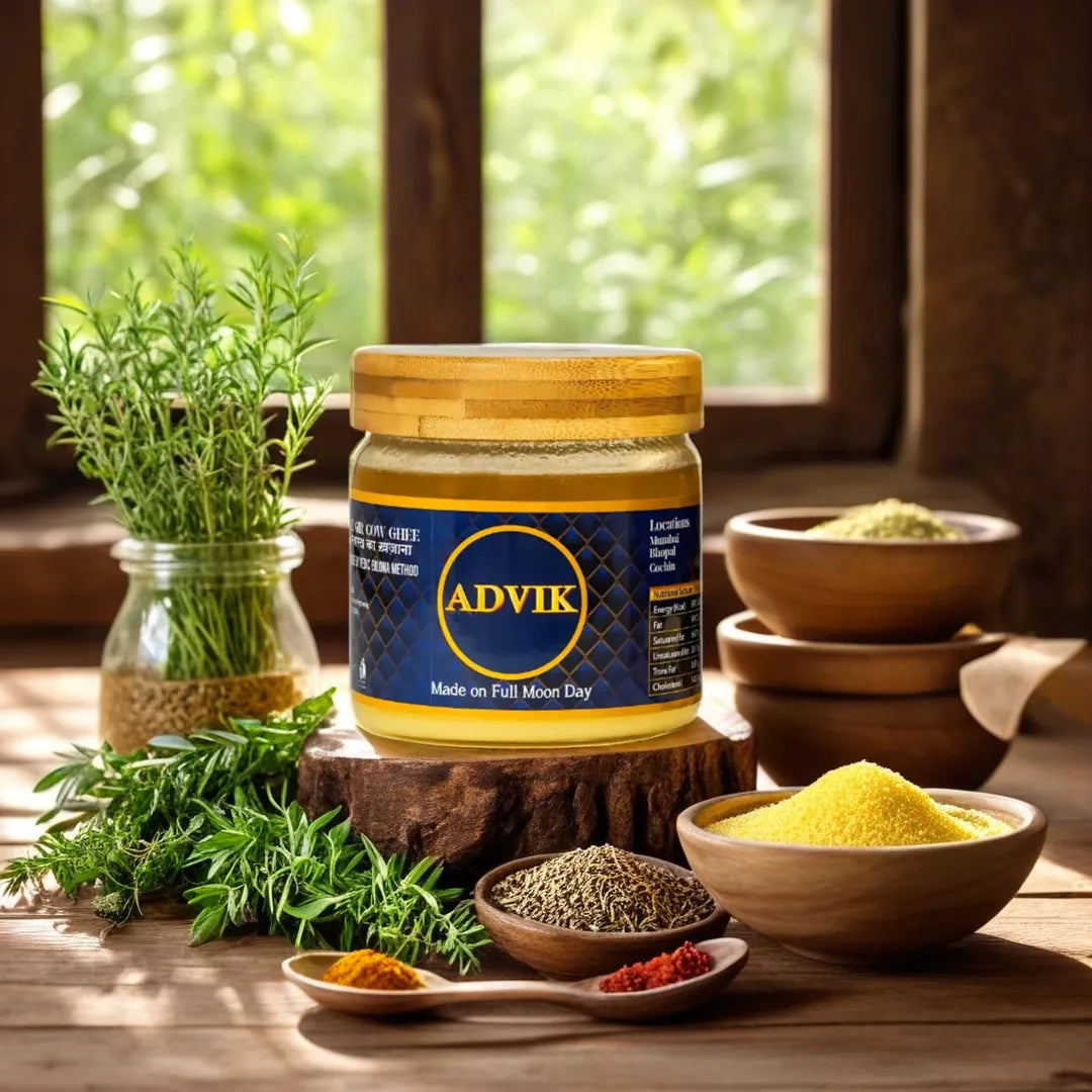 Advik A2 Desi Gir Cow Ghee - 500ml