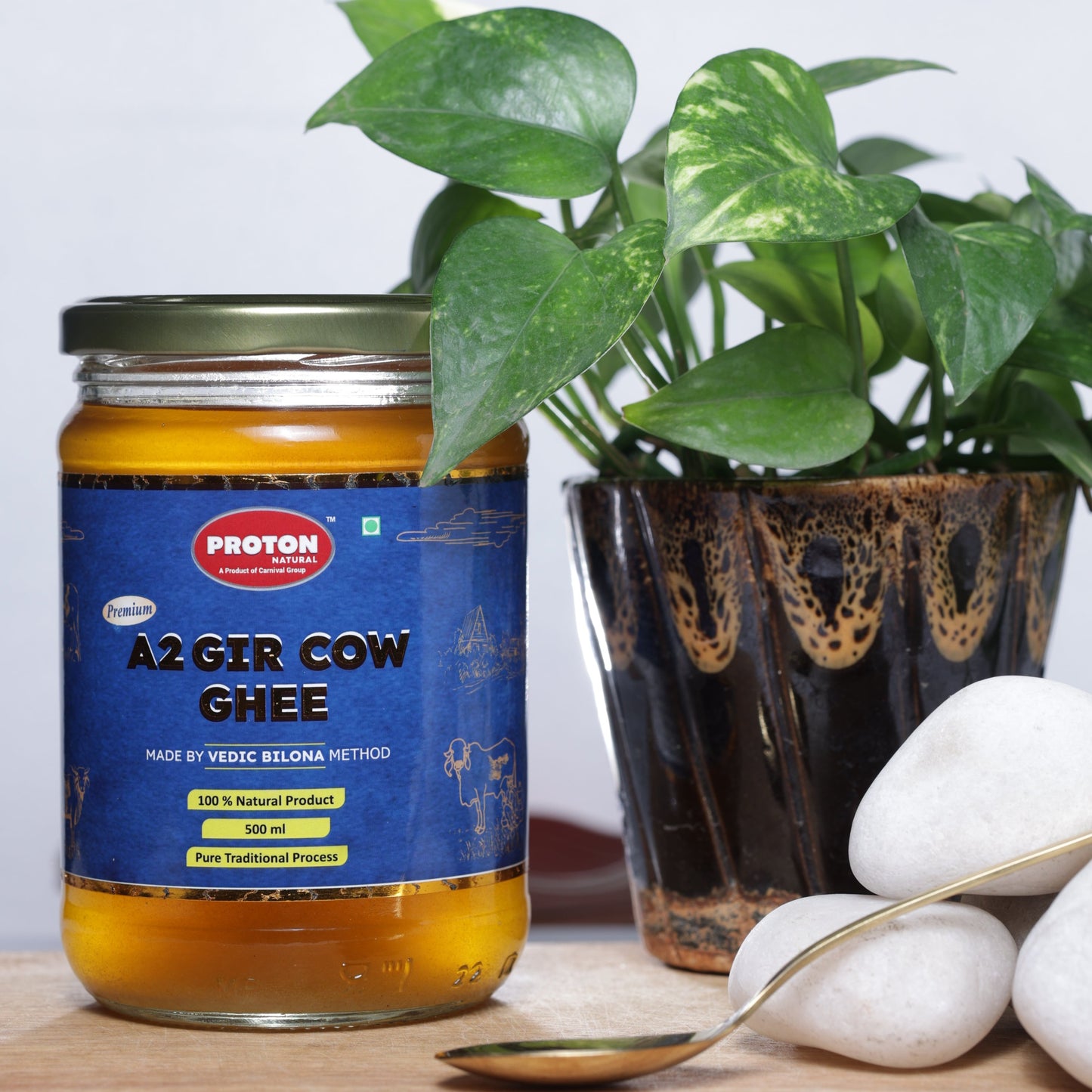 Proton A2 Gir Cow Ghee (500 ml)