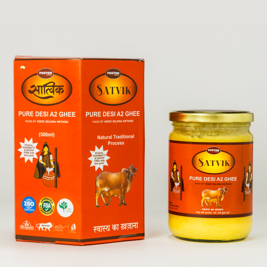 Satvik A2 Gir Cow Ghee (500 ml)